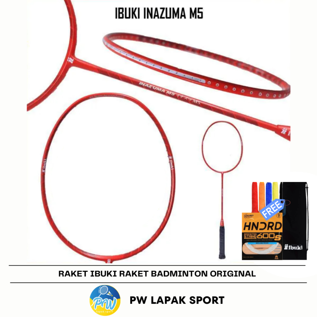 Raket Ibuki Raket Badminton Original IBUKI INAZUMA M5 – SPEED SERIES