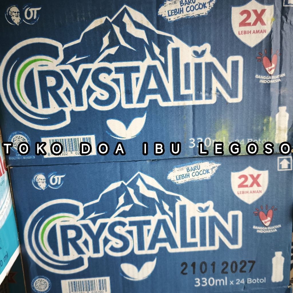 

CRYSTALIN 330ML 1x24 BOTOL / CRYSTALIN BOTOL 330ML