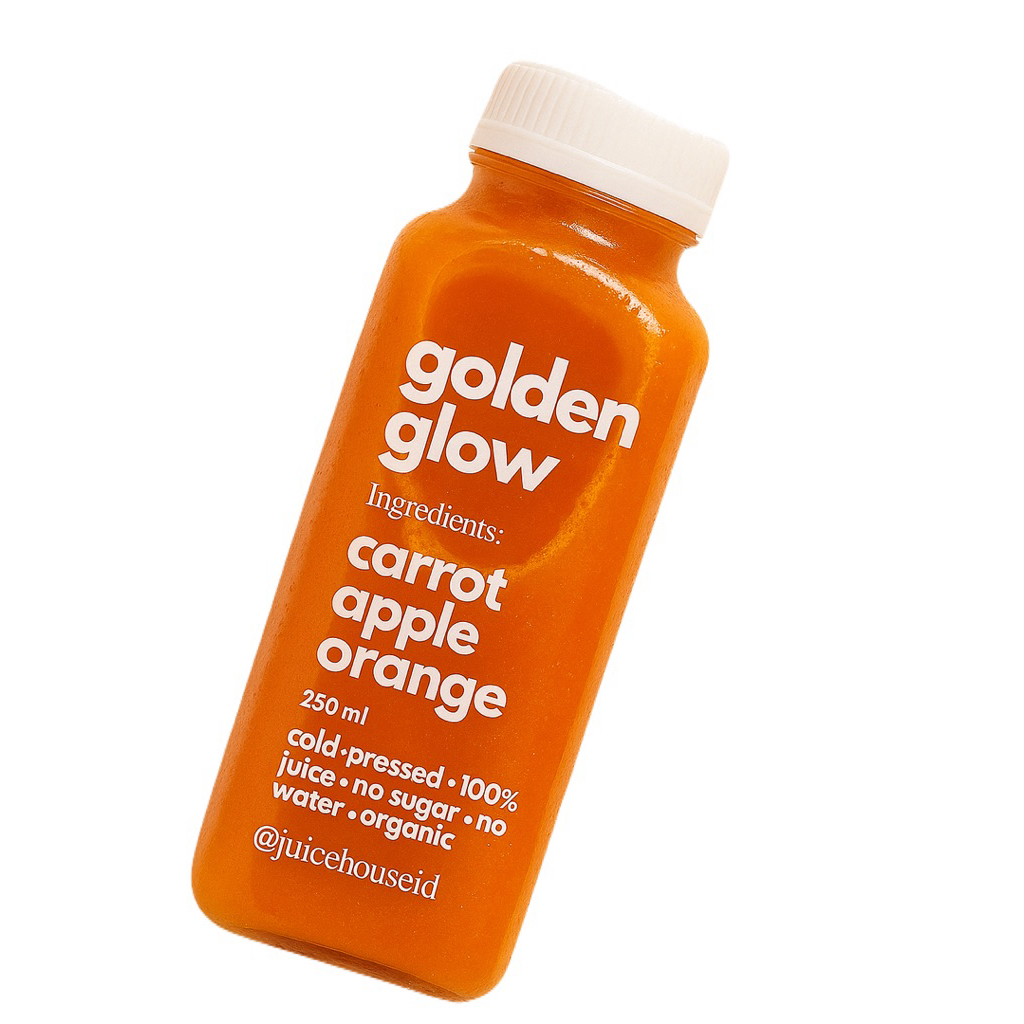 

Golden Glow Cold Pressed Juice | Carrot Apple Orange | Immune & Skin Health (250 ml)