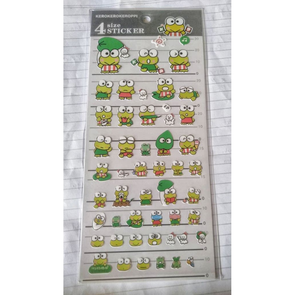 

KEROPPI sticker kerropi tempelan keropy stiker keropi