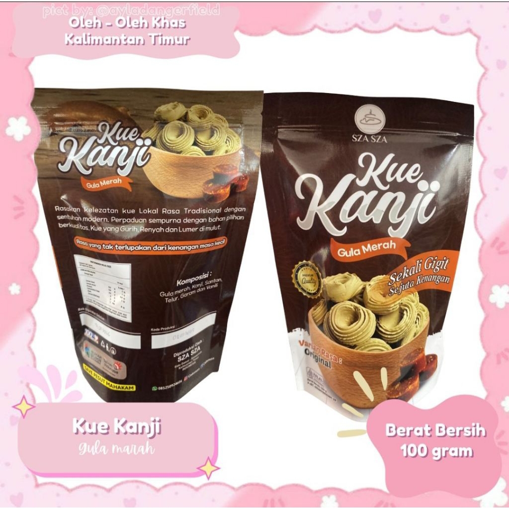 

SZA SZA Kue Kanji Gula Merah 100gr | Cemilan Kanji Gula Merah | Oleh-oleh Khas Kalimantan Timur
