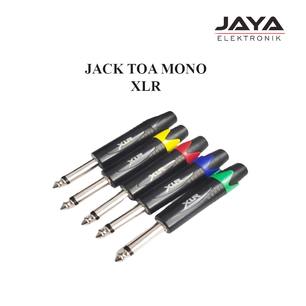 Jack Toa Mono XLR Jek Jac Toa Mono XLR