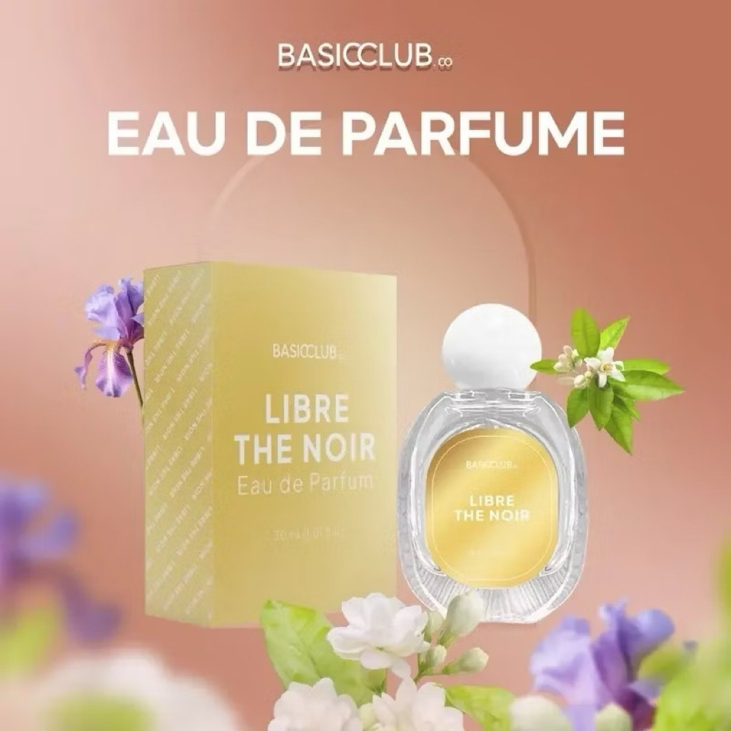 (SIAP KIRIM)PARFUME EDP BASICCLUB STRONGER 50% BIBIT MURNI NON ALKOHOL DE’IRIS/LIBRE THE NOR