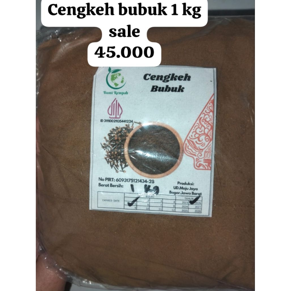 

cengkeh bubuk 1 kg sale