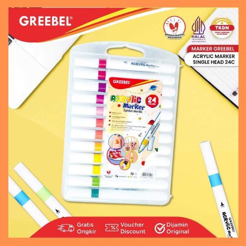 

Greebel Spidol Acrylic Marker 24,36,48 WARNA