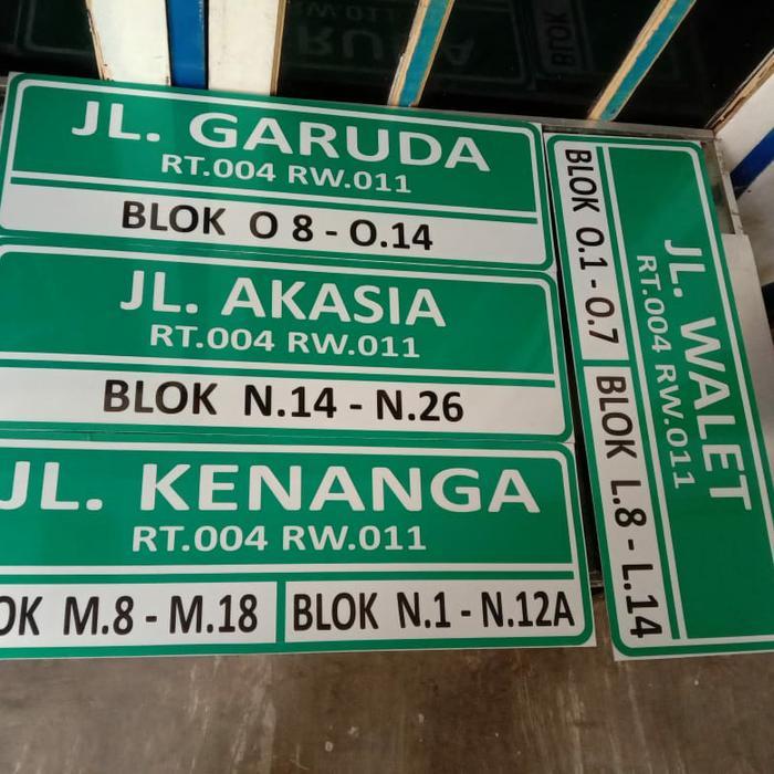 

Terbaru Paja Plang Nama Jalan 50 X 15 Cm / Kotak