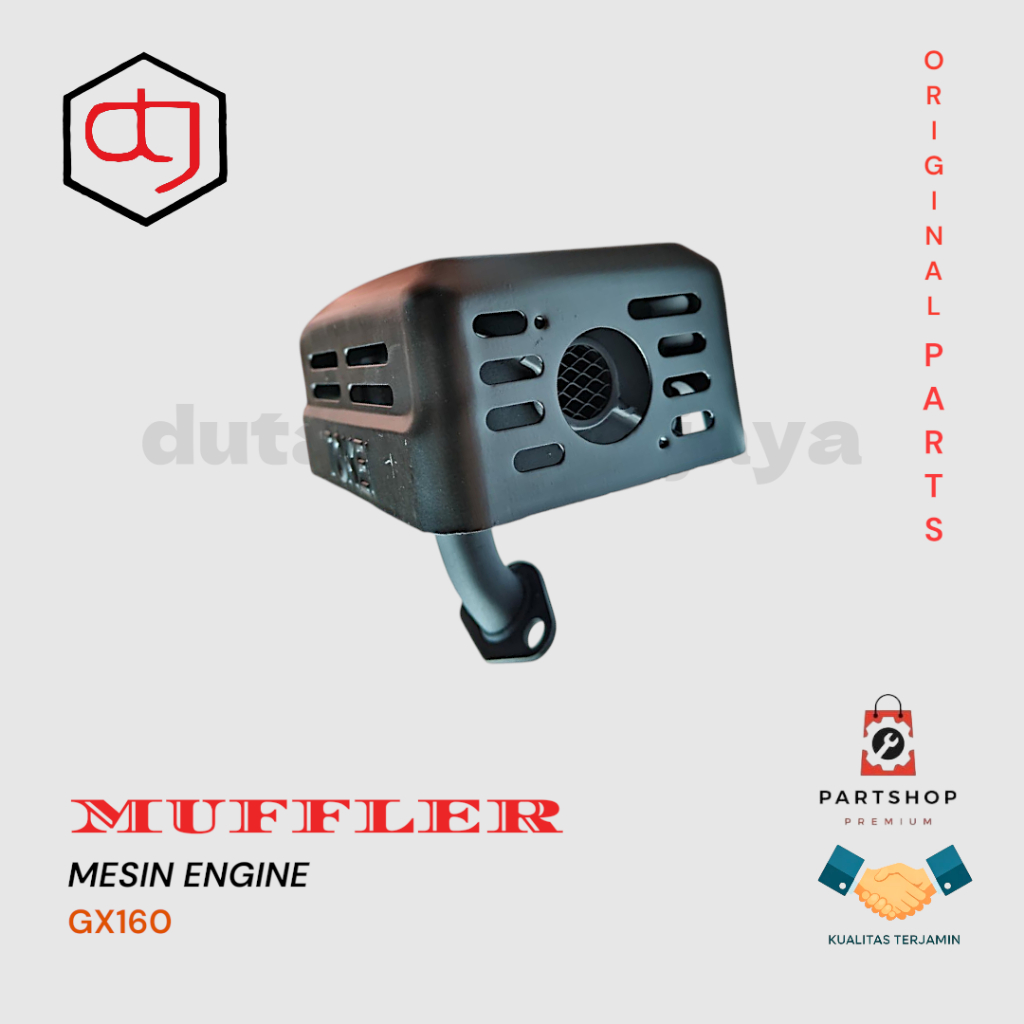 MUFFLER KNALPOT GX160 MESIN ENGINE GX160