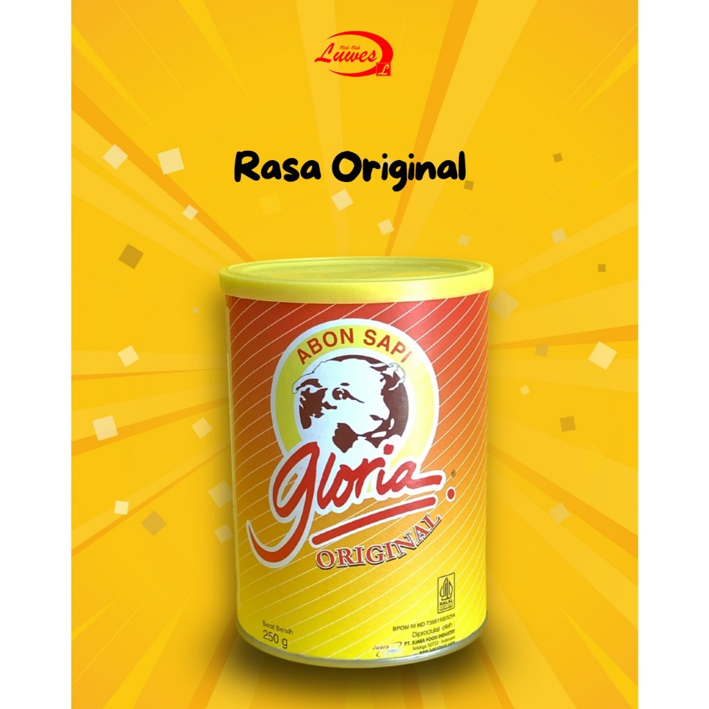 

Abon sapi gloria kaleng