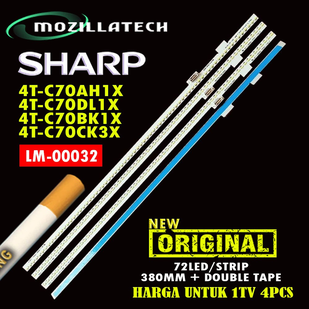 BACKLIGHT SHARP 70 4T-C70AH1X 4T-C70DL1X 4T-C70BK1X 4T-C70CK3X SHARP_70_2X44_4014C_11S4P REV0