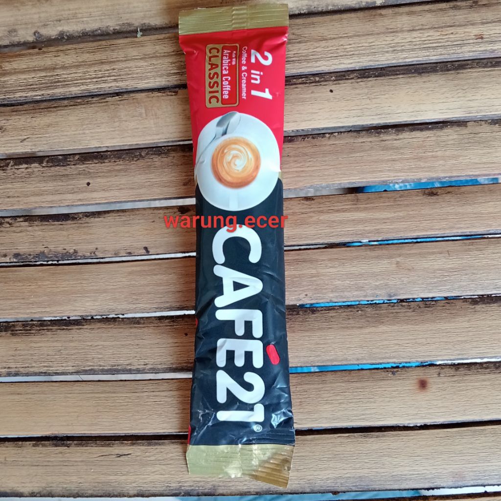 

ECERAN - CAFE21 CAFE 21 2IN1 COFEEMIX COFFE MIX NO SUGAR ADDED / TANPA GULA (1 SACHET)