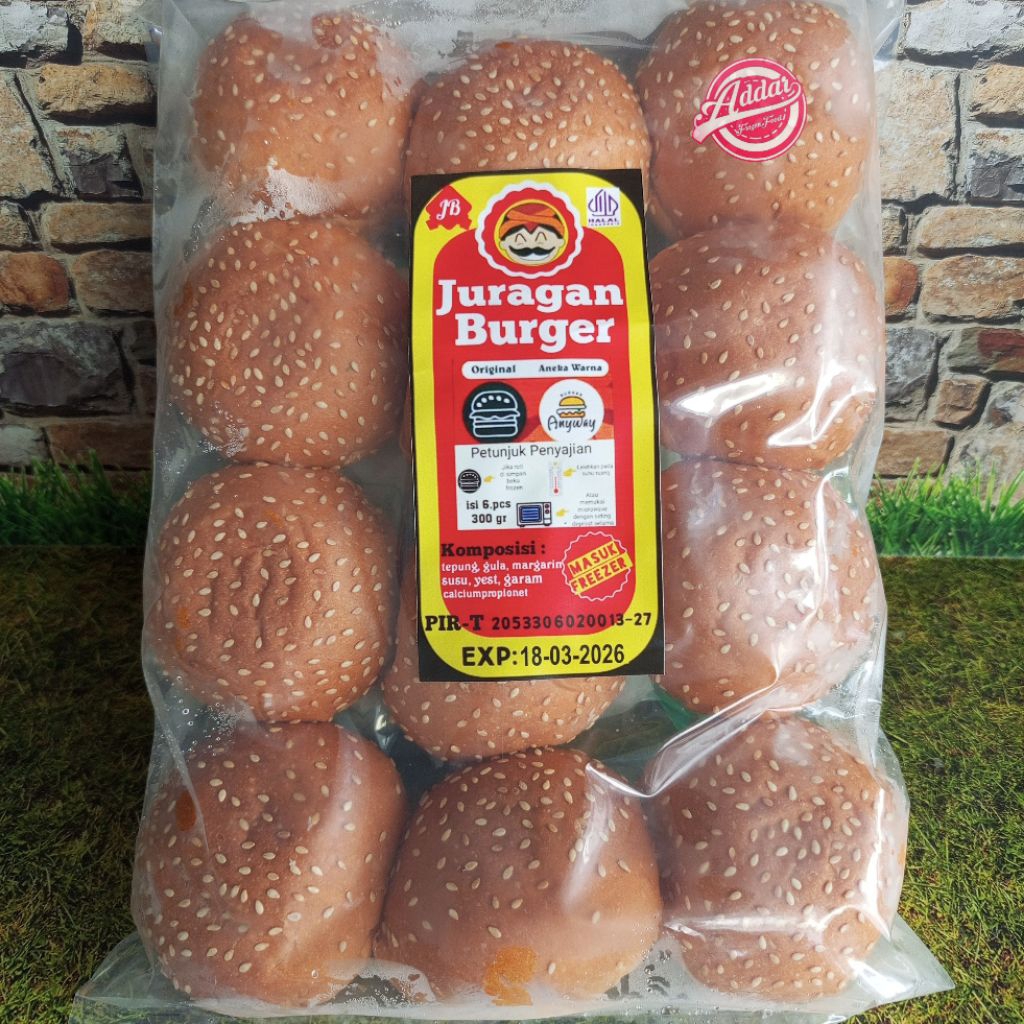 Roti Bun Burger Original mini isi 12