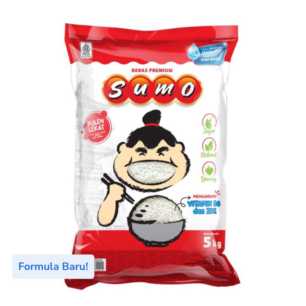 

Sumo Merah Fortifikasi Khusus Beras Premium 5kg