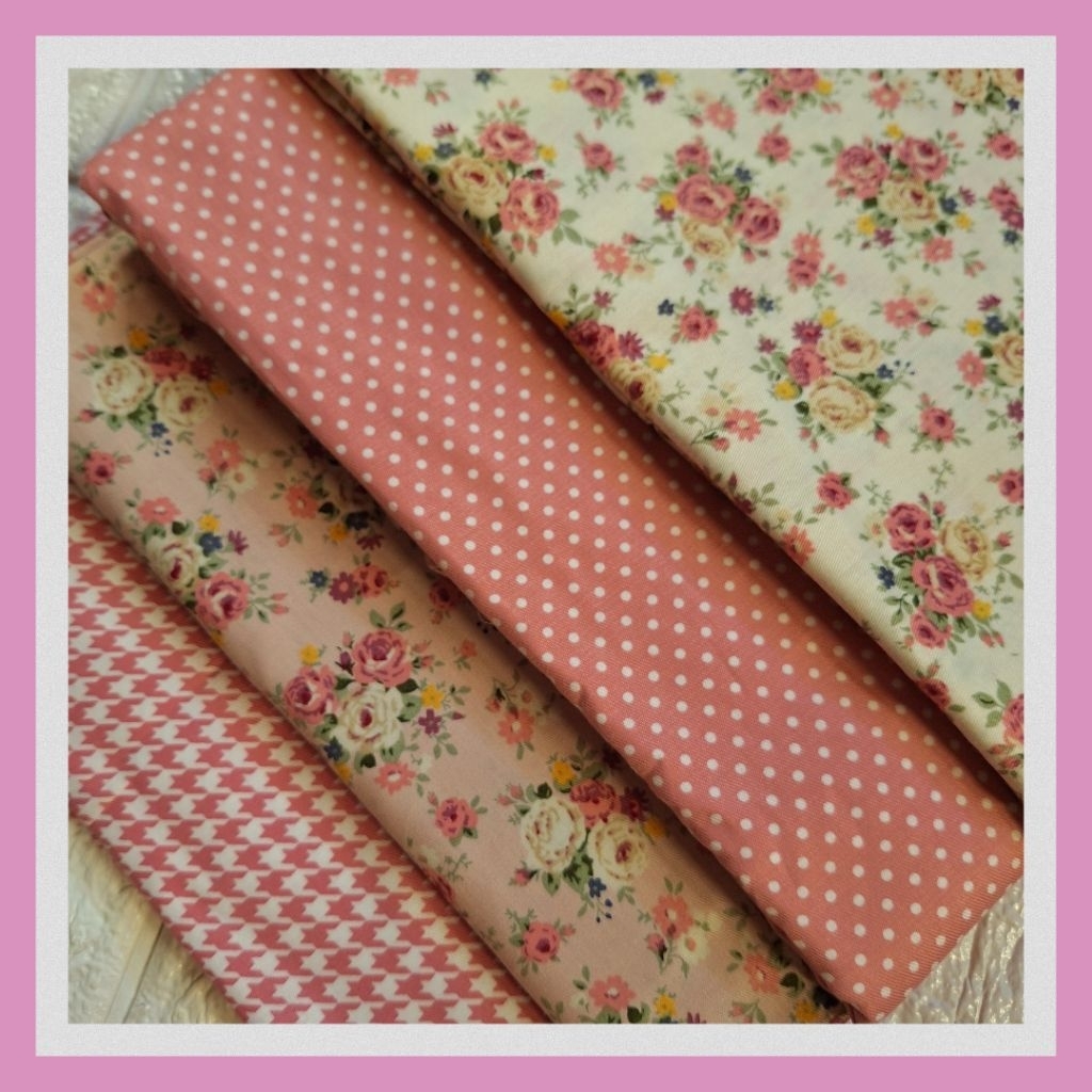 1 Set Kain Perca Katun Japan Design Tokai Senko original