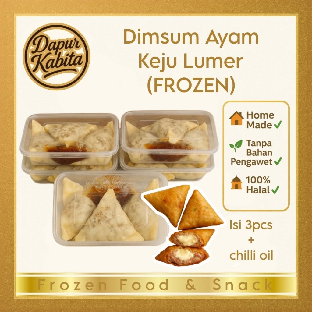 

Dimsum Ayam Keju Lumer - Home Made (FROZEN)