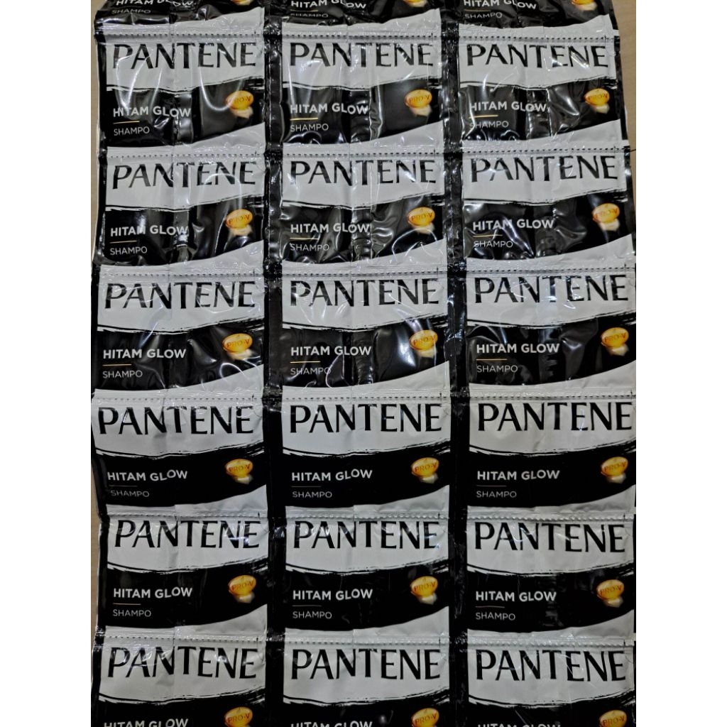 Paket Hemat 72 Sachet Shampo Pantene Hitam