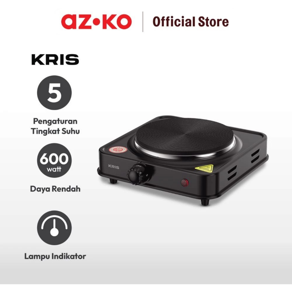KRIS Kompor Listrik Single Electric Stove / Kompor Listrik / Electric Single Hotplate Stove