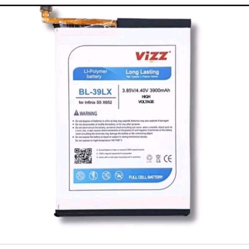 VIZZ Baterai Infinix BL-39LX For Baterai Infinix S5 X652 / S5 Lite X652B Original VIZZ
