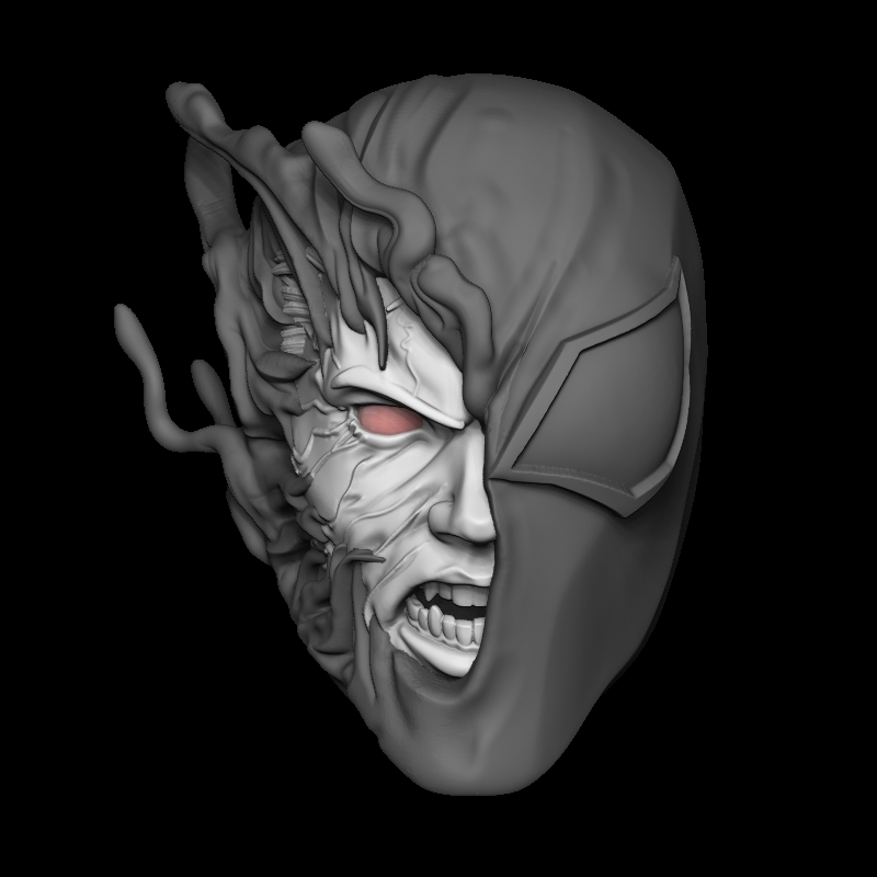 Headsculpt Head HS Agent Venom Spiderman Mezco Cosmic Mythic Legions Mezco Mcfarlane Adam Muff Toys 