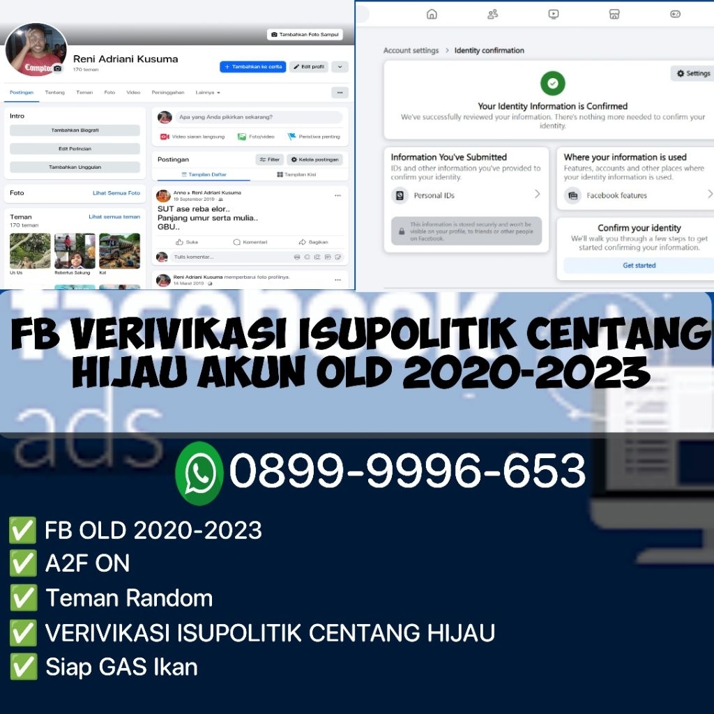 FB VERIVIKASI ISPOL 2FA On FB OLD Di jamin Gacor IKLAN