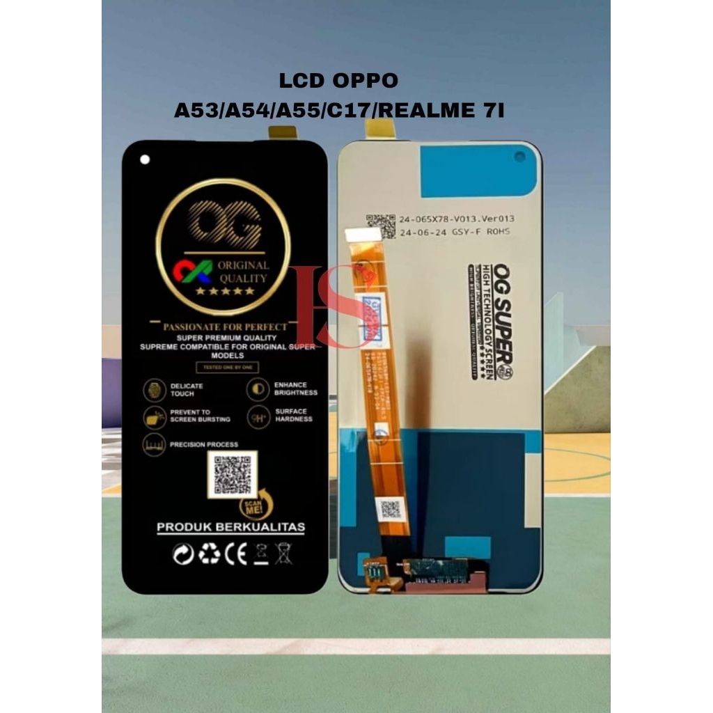 LCD OPPO A33/A53/A54/A55/C17/REALME 7I  LCD FULLSET TOUCHSCREEN ORIGINAL
