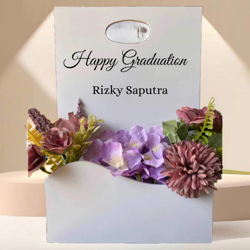 

Flower Box Mini | Gift Box | Papan Bunga Pvc | Custom Tulisan