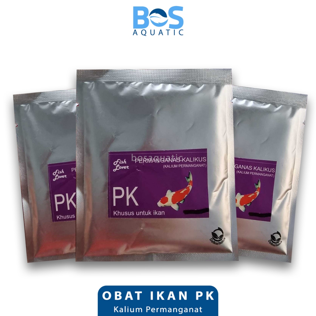 Bosaquatic - Obat Karantina Ikan Koi - PEKA PK Obat Ungu Ikan Hias Koi