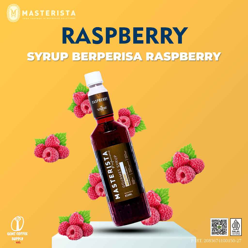 

Masterista Flavour Syrup - Raspberry 850ml