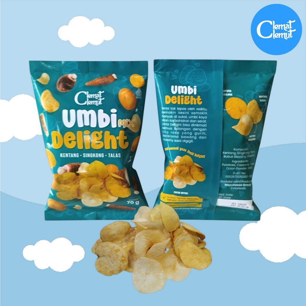 

KERIPIK UMBI MIX 3 IN 1 KENTANG, SINGKONG DAN TALAS 70GR | RENYAHNYA BIKIN NAGIH!