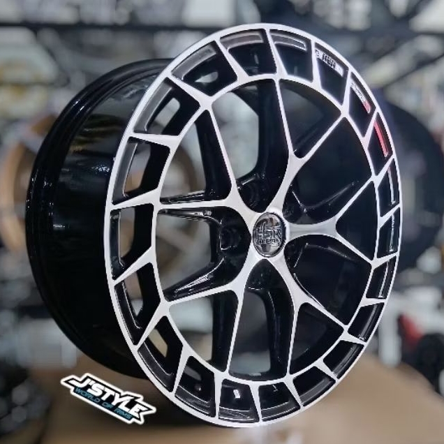 VELG BMW RING 17 HSR LPS R17 X 7,5 PCD 5X120 ET35 BLACK POLISH