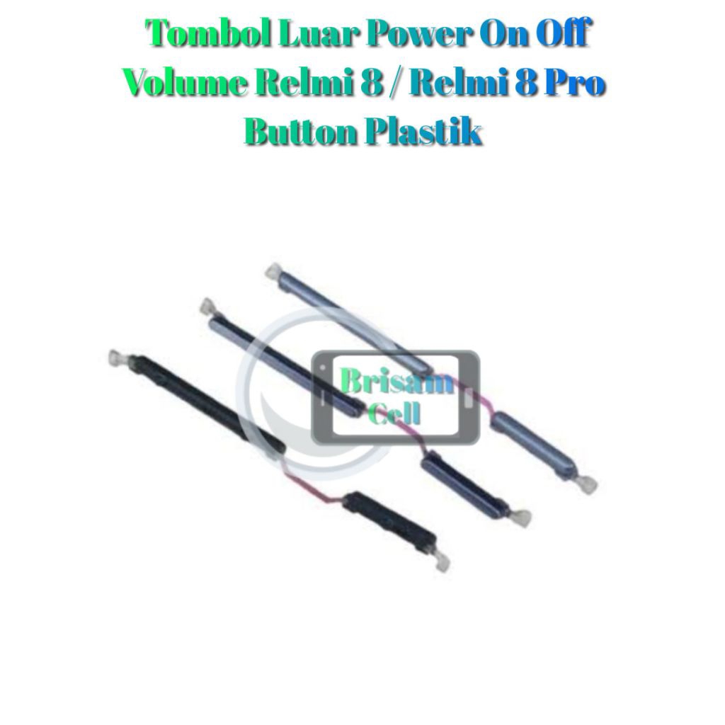 Tombol Luar Power On Off Volume Relmi 8 / Relmi 8 Pro Button Plastik