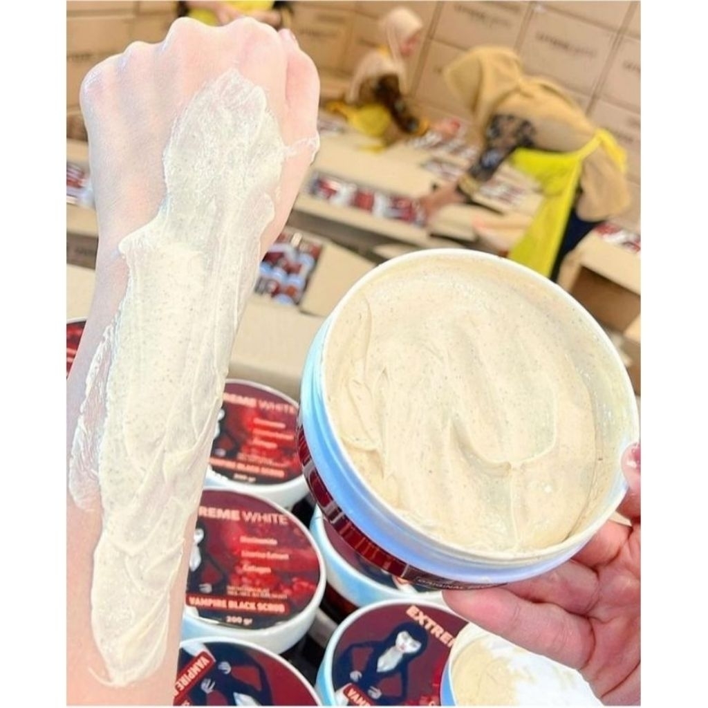 Scrub Pemutih badan Permanen lulur Pemutih badan Permanen bpom Bleacing badan thailand Lulur Rempah 