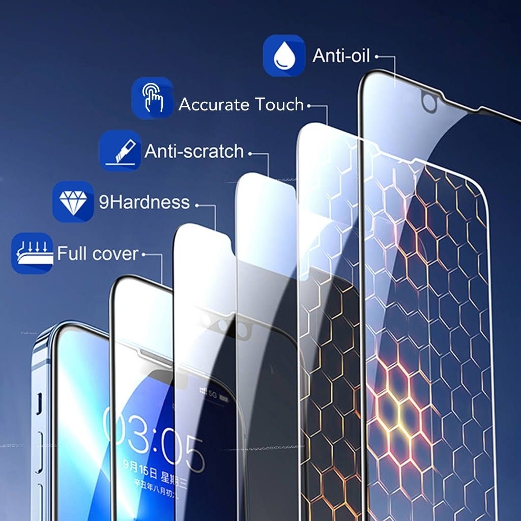 Tempered Glass Matte iPhone XR 11 13 13 Pro 14 Pro Max Anti Gores Anti Glare Pelindung Layar Gaming