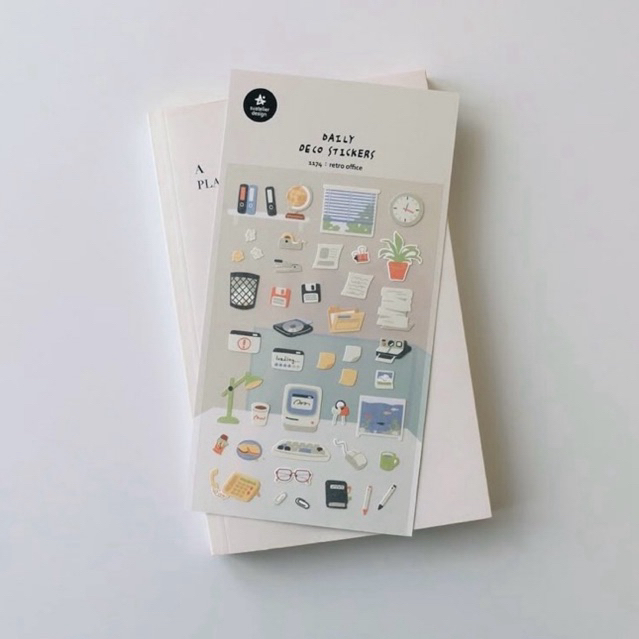 

Suatelier Daily Deco Sticker mung mung deco cats little forest jazz cafe homemade food furry friends midnight everybody run in the park food trip #8 retro office bathhouse goyomi & goyami old bakery dailylook save the earth fruit shop goodnight aqua aqua