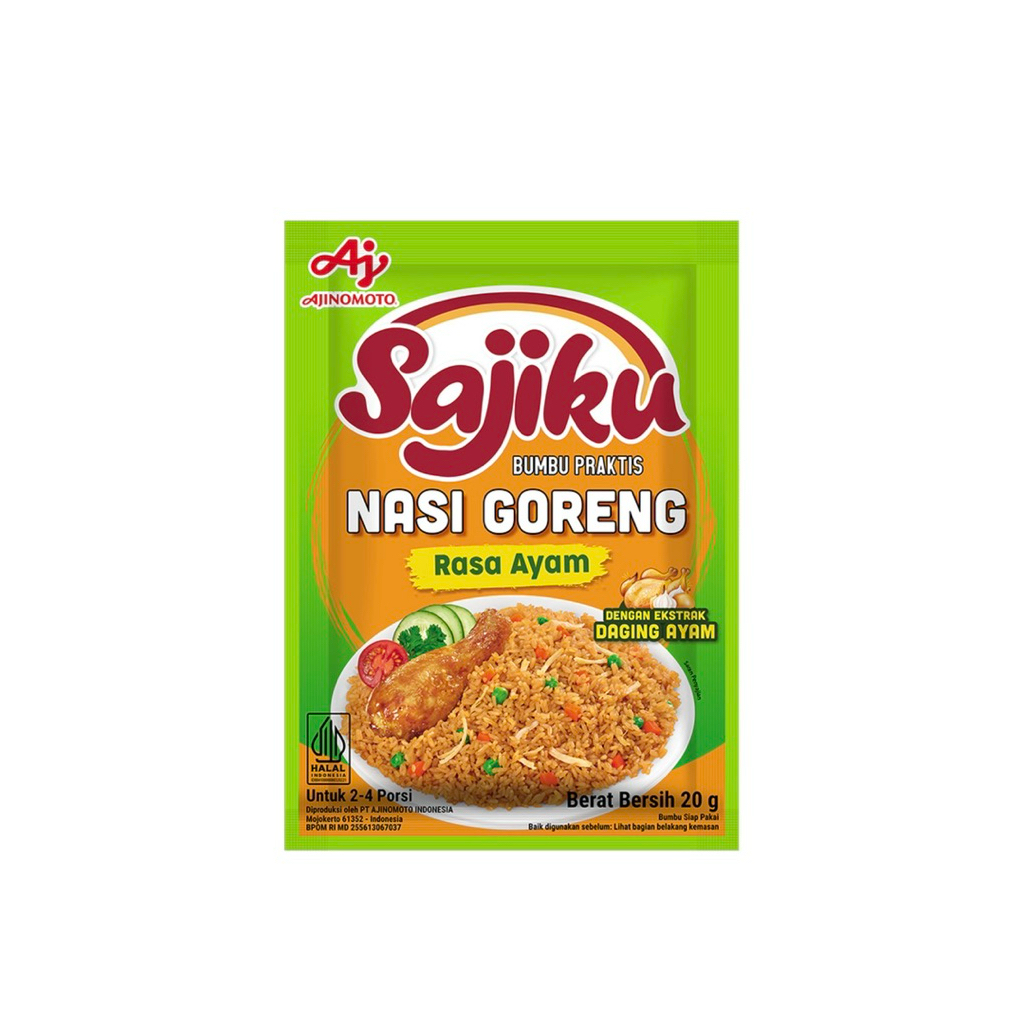 

Sajiku Bumbu Instan Nasi Goreng Ayam 20 gr