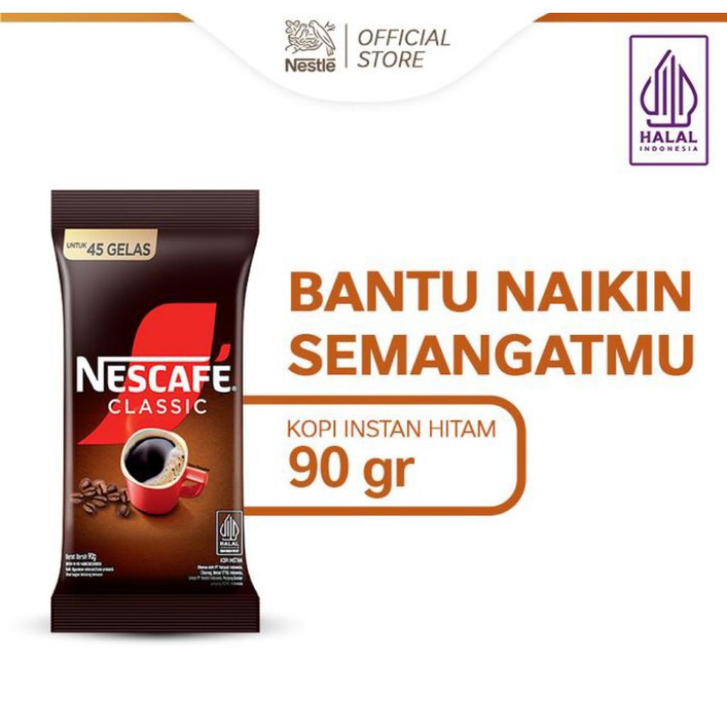 

NESCAFE CLASSIC BAG 90 GRAM - 1 PCS