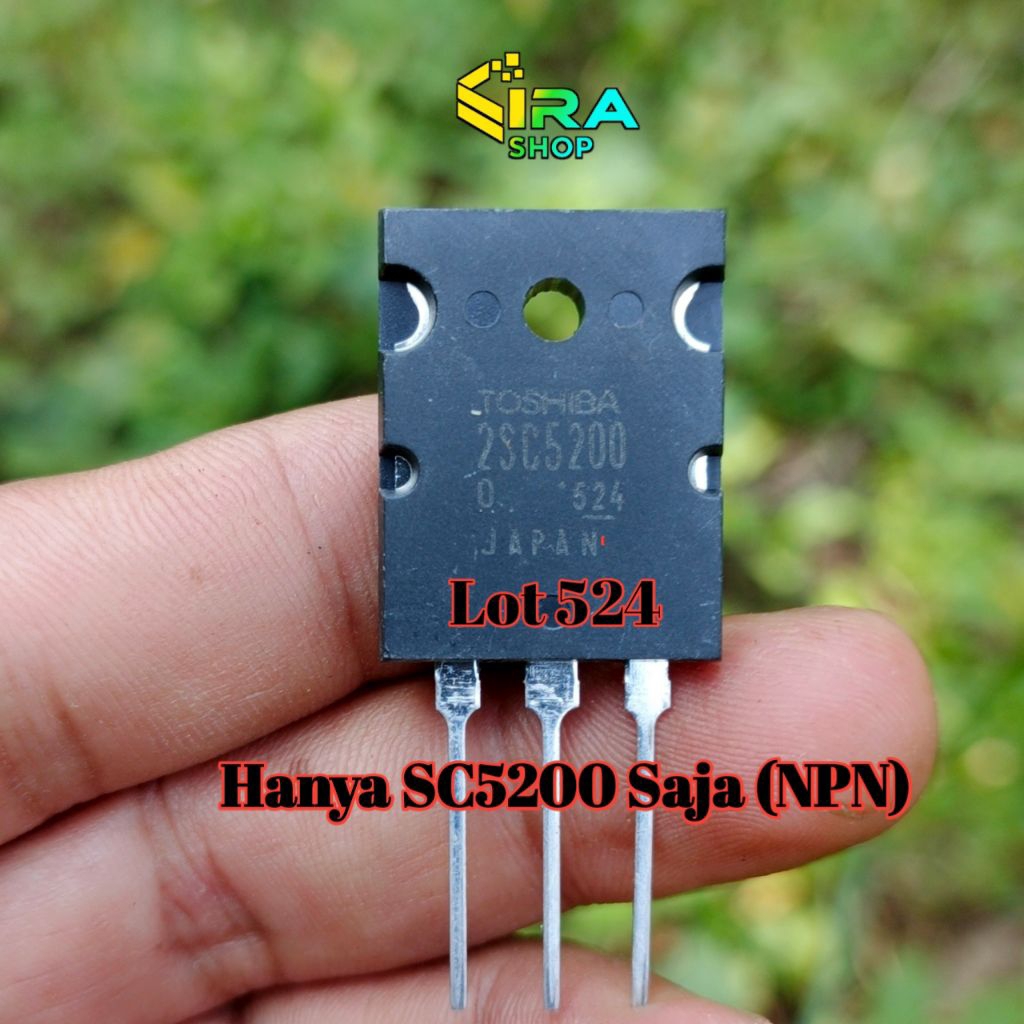 Transistor Toshiba 2SC5200 Saja Lot 524 (PNP) Atau Sebelah Original Japan