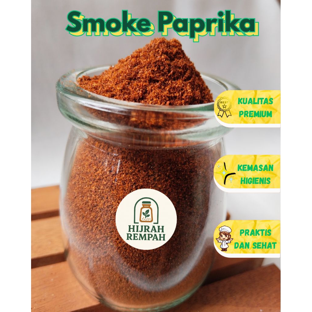 

Smoked Paprika Powder/ Paprika Smoke Bubuk 100gram