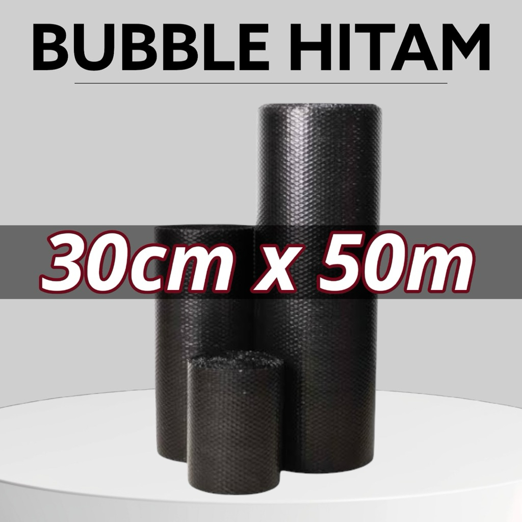 

[INSTANT] BUBBLE WRAP HITAM MURAH ECERAN BANDUNG UKURAN 30CM x 50M