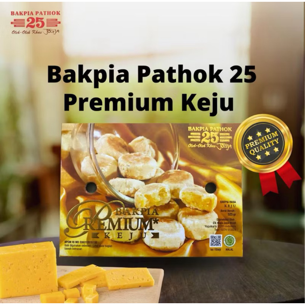 

Bakpia Pathok 25 PREMIUM isi 15 - Oleh Oleh Khas Jogja/Bakpia Legend Khas Jogja