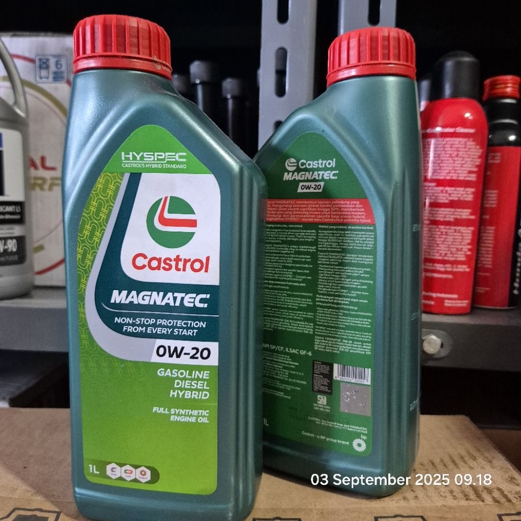 CASTROL MAGNATEC 0W20 API SP KEMASAN 1 LITER