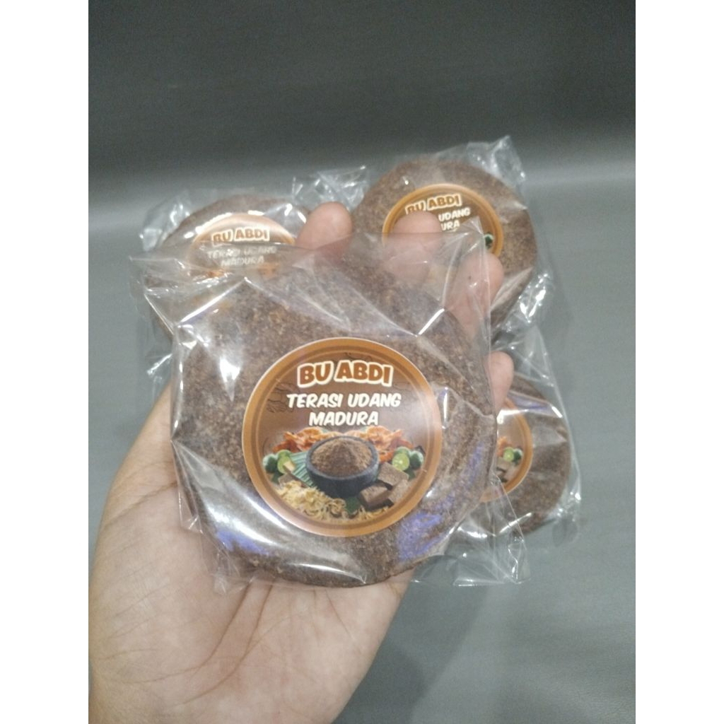 

Terasi Udang Tradisional Madura - 100% Asli Tanpa Pengawet Dan Harum Alami Tersedia Berbagai Ukuran