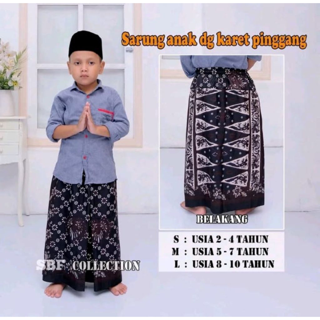 SARUNG ANAK INSTAN/SARUNG ANAK/SARUNG INSTAN/SARUNG BATIK ANAK