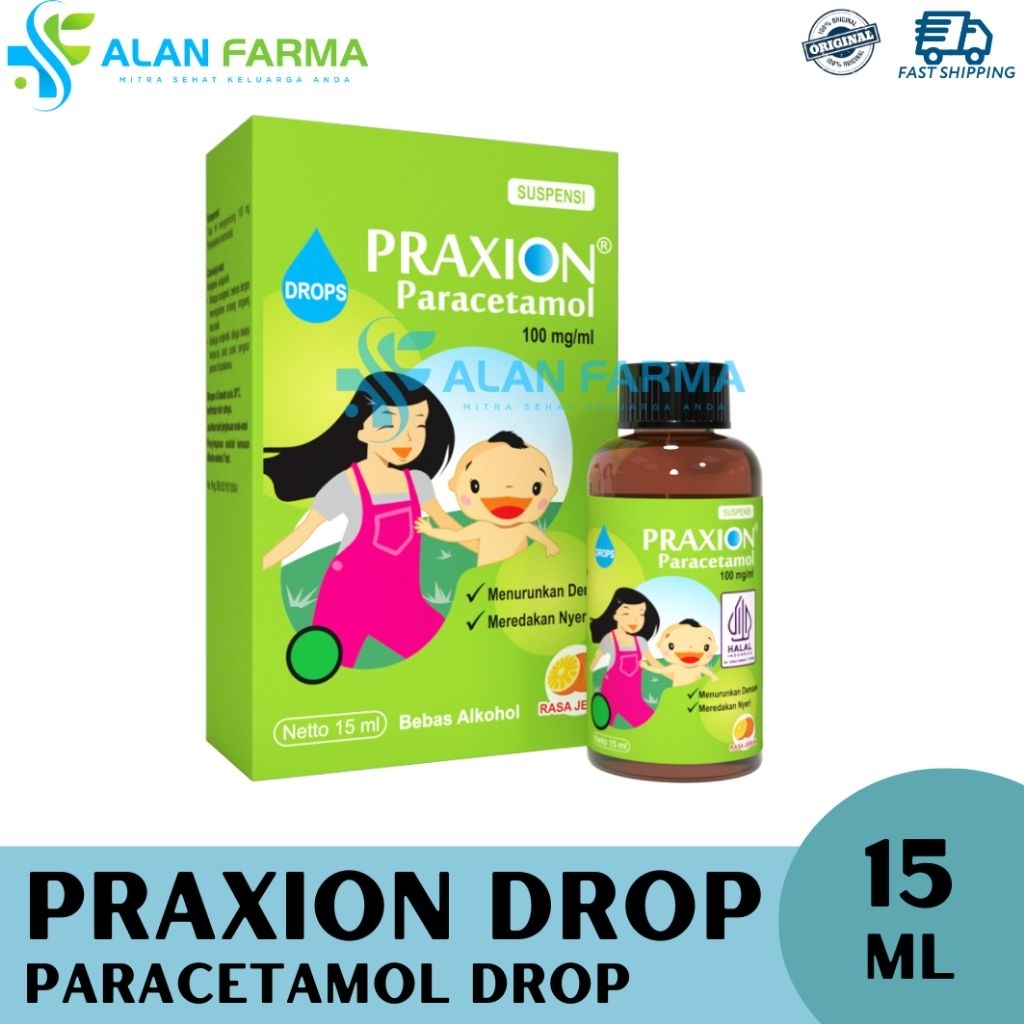 Praxion Drop 15 mL | Paracetamol Drop Suspensi