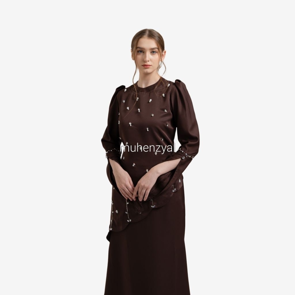 Luna dress kondangan-dress lamaran-dress wisuda