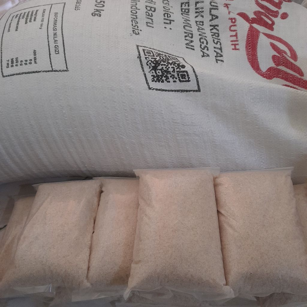 

Gula Pasir Curah 500gr Bersih Kering