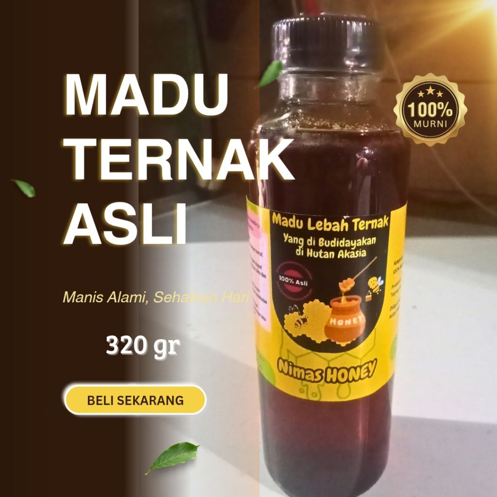 

Madu Ternak 320 gr Budidaya di Hutan Akasia