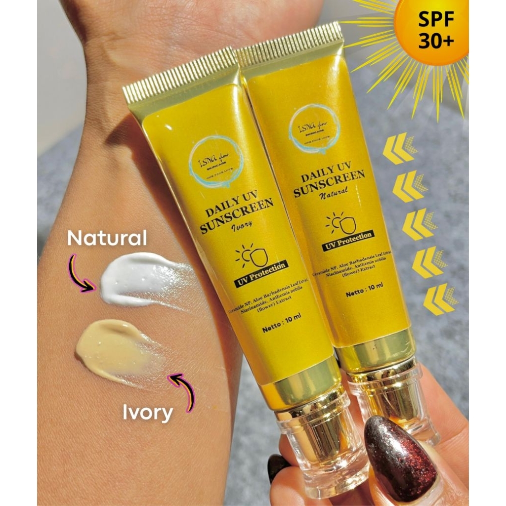 SUNSCREEN UV ISNA GLOW BPOM ORIGINAL