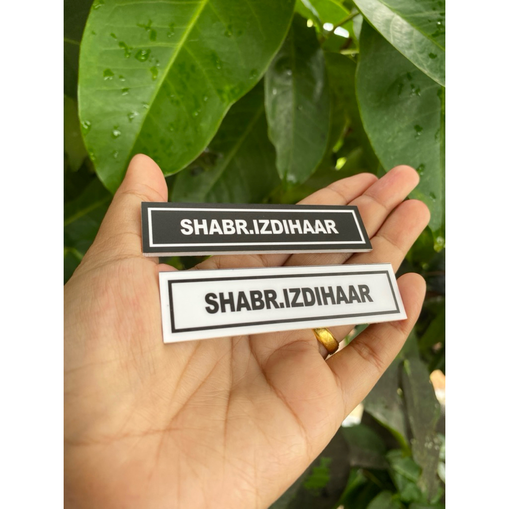 

NAMETAG DOFF, CUSTOM NAMETAG DOFF, CUSTOM NAMETAG MURAH