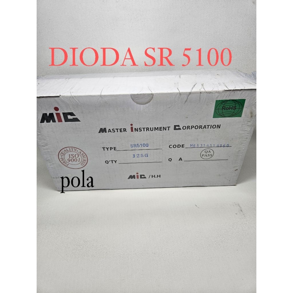 Dioda SR5100 diode 5100 MiC roll