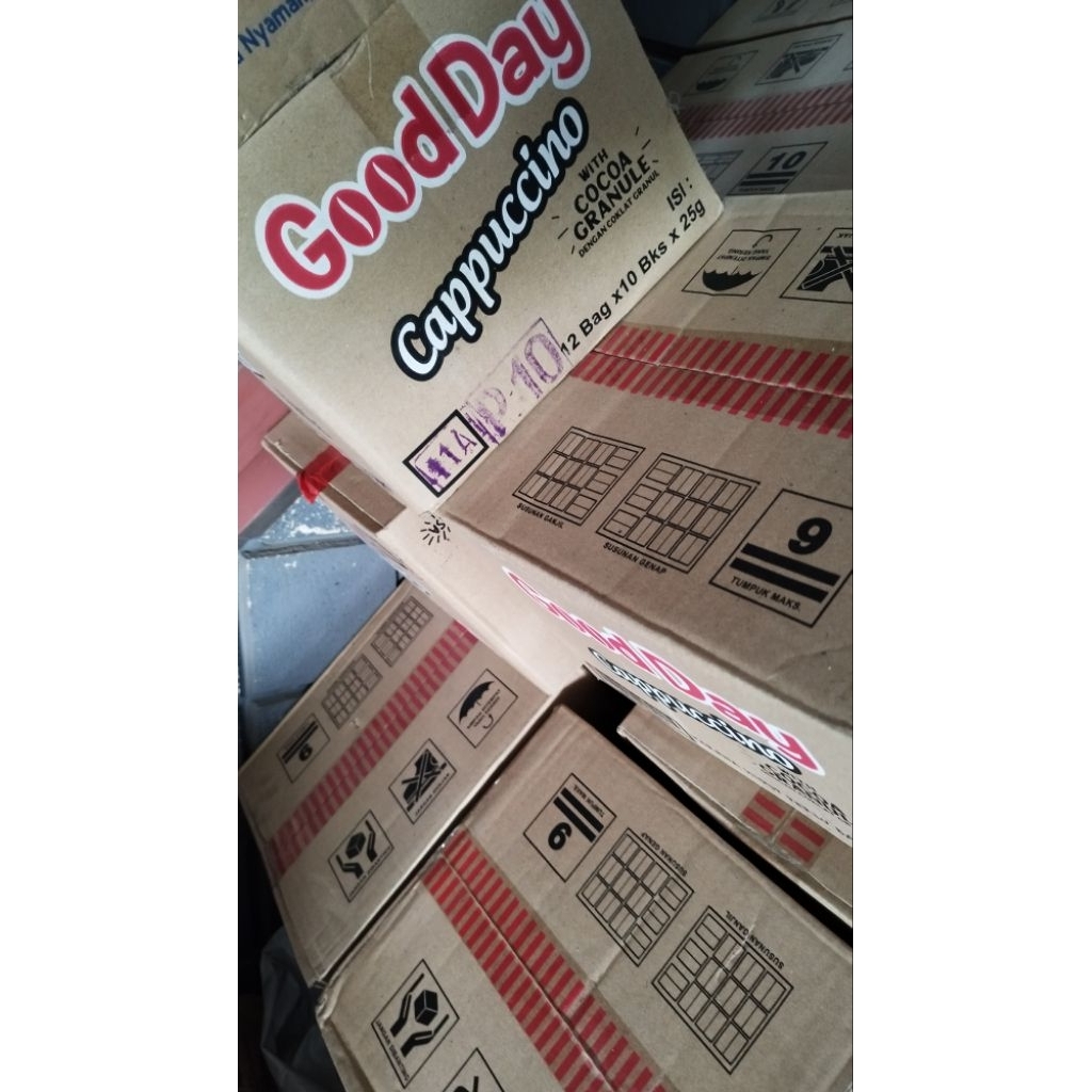 

good day cappuccino 1dus isi 12 renteng